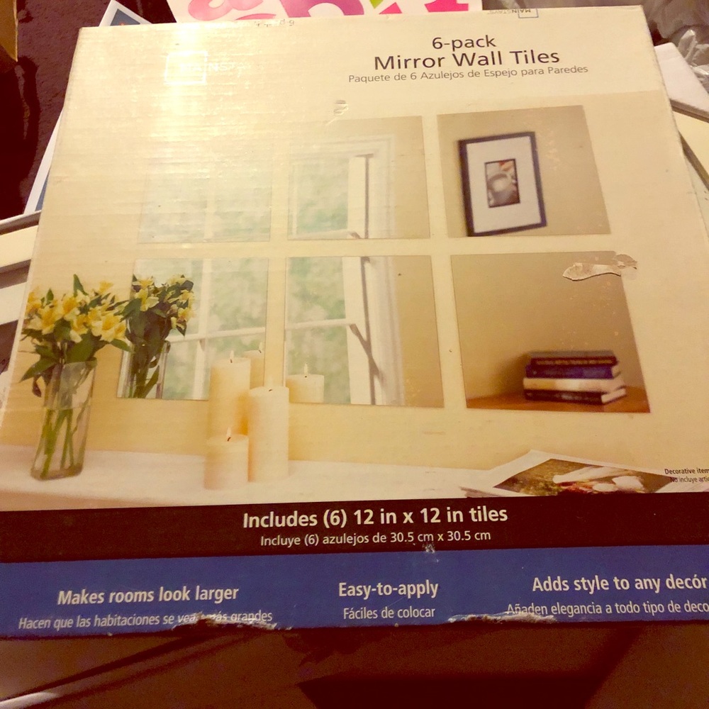 6 pack wall mirrors